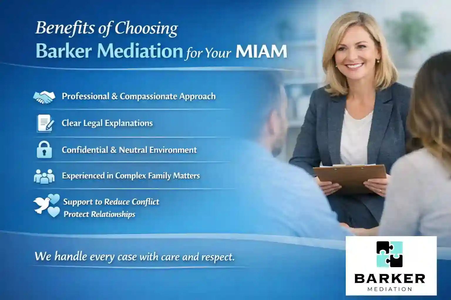 Benefits of Choosing Barker Mediation for Your MIAM Eastleigh